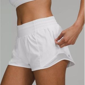 LULULEMON Hotty Hot Short - WHITE